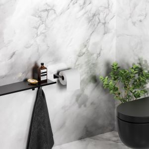 Clou Fold CL090403021 toiletrolhouder mat zwart