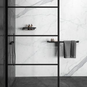 Geesa Shift Black 919914-06 douchemand mat zwart