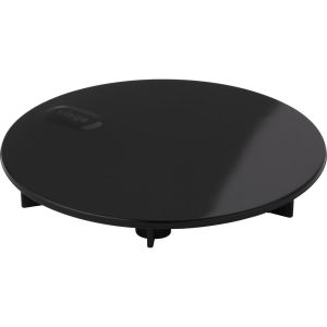 Viega Tempoplex 850 043 afdekplaatje voor douchesifon ø115mm zwart